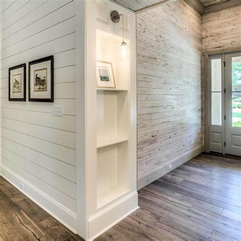 Shiplap shiplap shiplap - Cover walls and ceiling in shiplap for a cohesive feel, install a shiplap accent wall, or pair a shiplap half wall with tile, paint, wallpaper, or textured finishes for a …